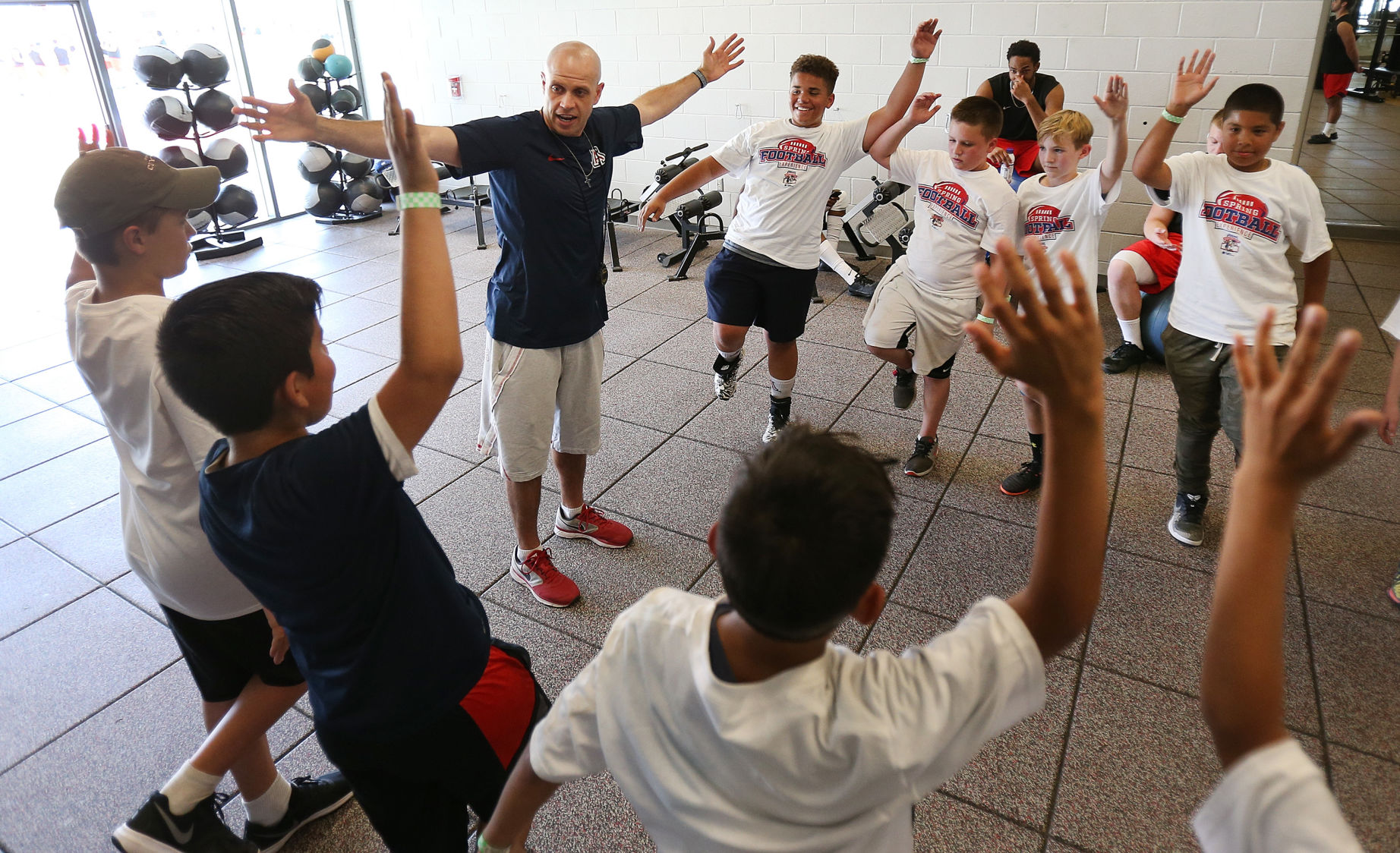 Arizona Wildcats KidCats spring football experience